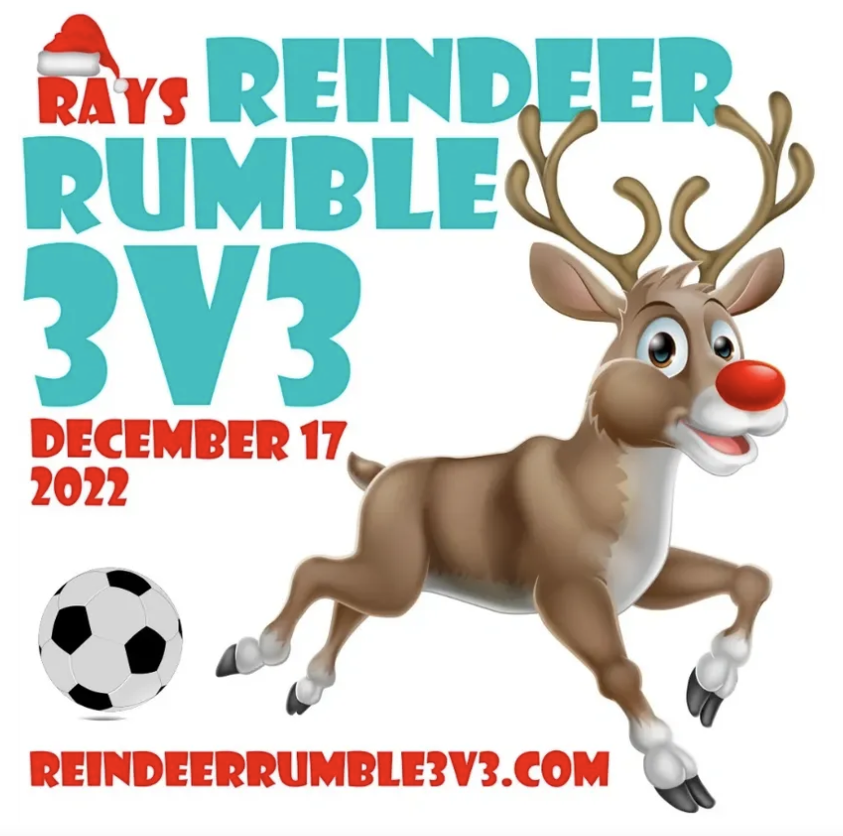 RAY’S REINDEER RUMBLE 3v3 Soccer Tournament